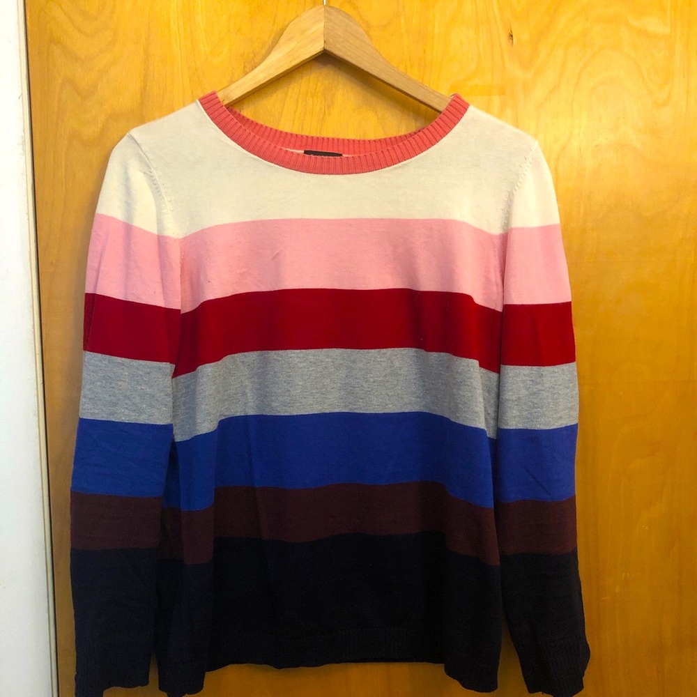 Color-block sweater from Talbots
